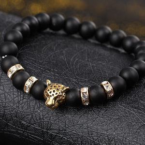 FREE Golden Black Matte Lion Bracelet