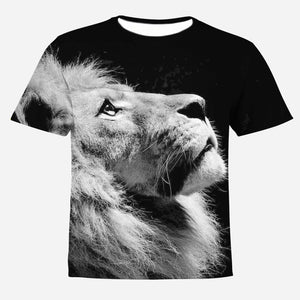 HOWL LOFTY Fashion Men/Women T-shirt lion Print Designed Stylish Summer T shirt Brand Tops Tees Plus Size S-4XL