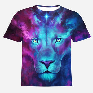 HOWL LOFTY Fashion Men/Women T-shirt lion Print Designed Stylish Summer T shirt Brand Tops Tees Plus Size S-4XL