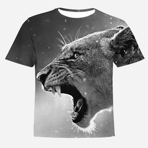 HOWL LOFTY Fashion Men/Women T-shirt lion Print Designed Stylish Summer T shirt Brand Tops Tees Plus Size S-4XL