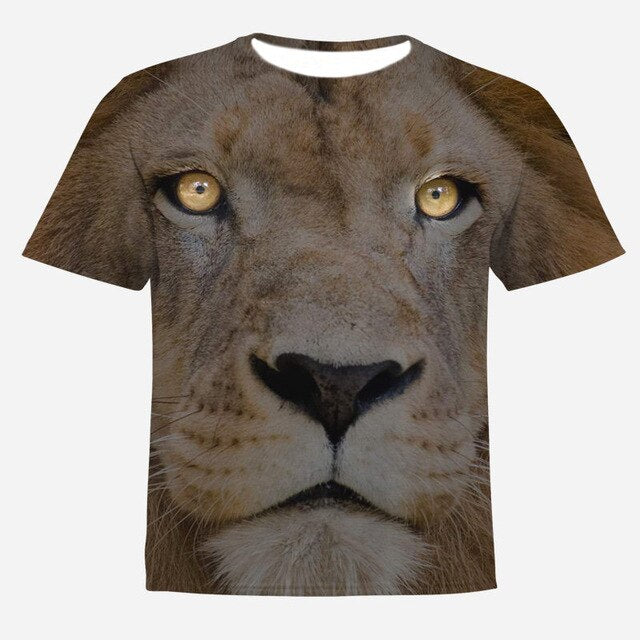 HOWL LOFTY Fashion Men/Women T-shirt lion Print Designed Stylish Summer T shirt Brand Tops Tees Plus Size S-4XL
